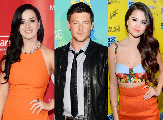 Selena Gomez, Katy Perry, Cory Monteith Selena Gomez, Katy Perry, Cory Monteith